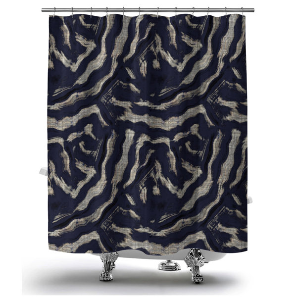 East Urban Home Abstract Shower Curtain Wayfair   Abstract Shower Curtain 